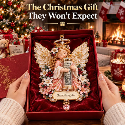 ⏳ Last day to save 49%-👼💵 3D Angel Christmas Cash Gift Ornament – Holiday Money Holder Keepsake ✨