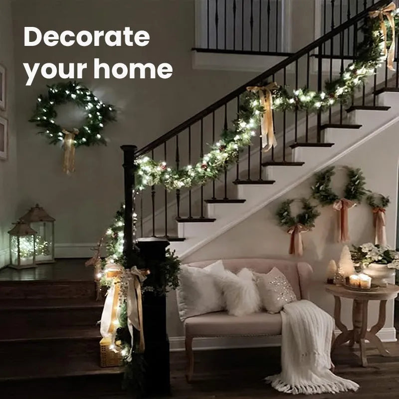 ⏳ Last day to save 49%-💡LED Copper Wire Firecracker Light String🎁
