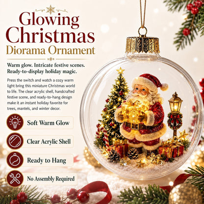 🎅 Bring the Magic of Christmas Home with This Light-Up Miniature Diorama! 🎄✨