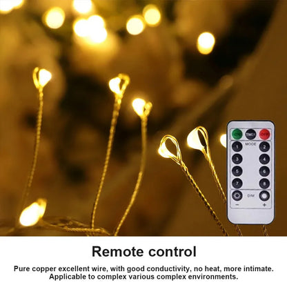 ⏳ Last day to save 49%-💡LED Copper Wire Firecracker Light String🎁