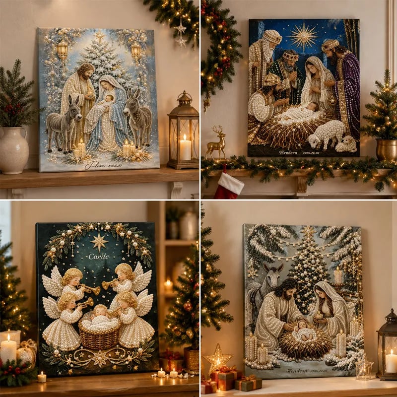 🎄 3D Nativity Diamond Art Kit – Create a Sparkling Christmas Keepsake✝️💎