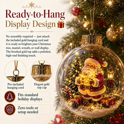 🎅 Bring the Magic of Christmas Home with This Light-Up Miniature Diorama! 🎄✨