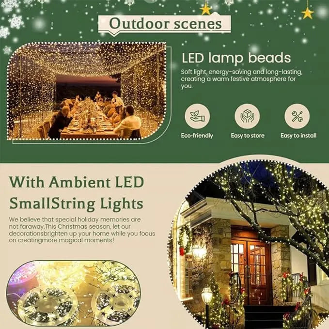 ⏳ Last day to save 49%-💡LED Copper Wire Firecracker Light String🎁