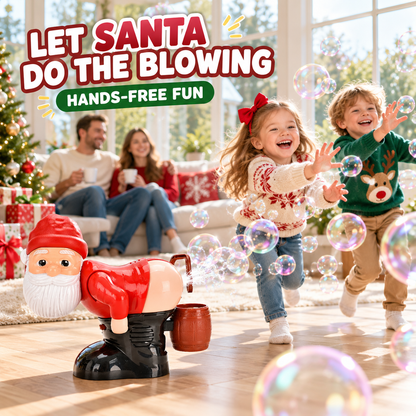 🔥Christmas Sale 49% OFF🎅 Farting Santa Bubble Machine💨 Funny Holiday Party Toy & Gift🎁