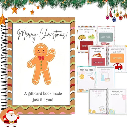 🔥 LIMITED-TIME 50% OFF🎄Christmas Gift Card Book-A new christmas surprise on every page!