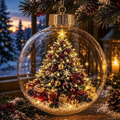 🎅 Bring the Magic of Christmas Home with This Light-Up Miniature Diorama! 🎄✨