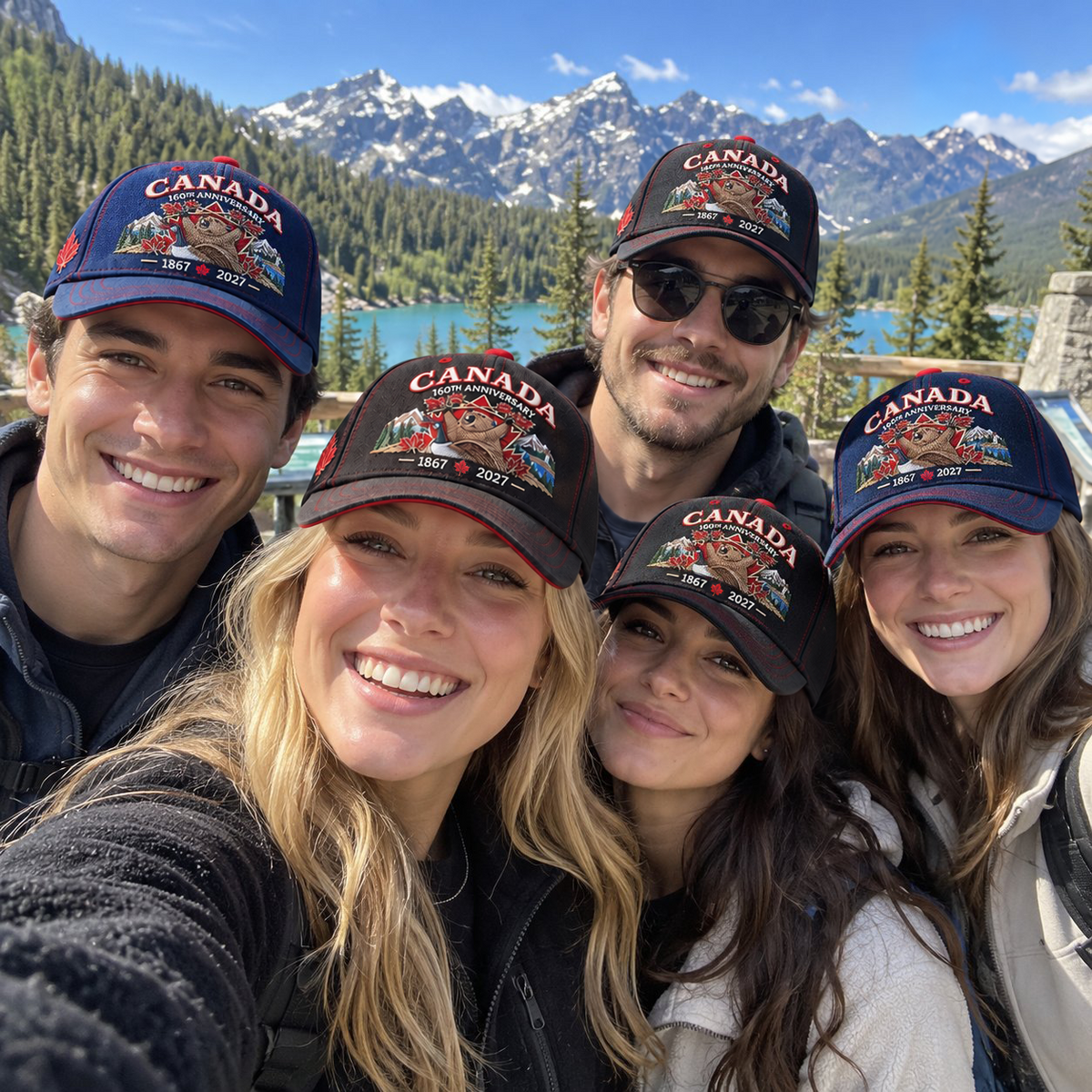 🔥LAST DAY 49% OFF - 🍁 Canada 160th Anniversary 1867–2027 – Premium Embroidered Heritage Cap 100% Cotton