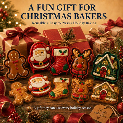 🔥Only $8.99 Last Day Promotion!✨ 🎄16-Design Christmas Mini Pie Mold Collection 🥧