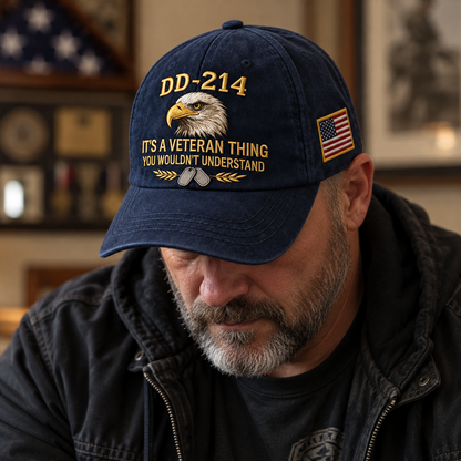 🔥LAST DAY 49% OFF - 🦅100% Handmade DD-214 Veteran Honor Embroidered Cap(𝐂𝐡𝐚𝐝 𝐒𝐦𝐢𝐭𝐡 𝐇𝐚𝐧𝐝𝐦𝐚𝐝𝐞®)