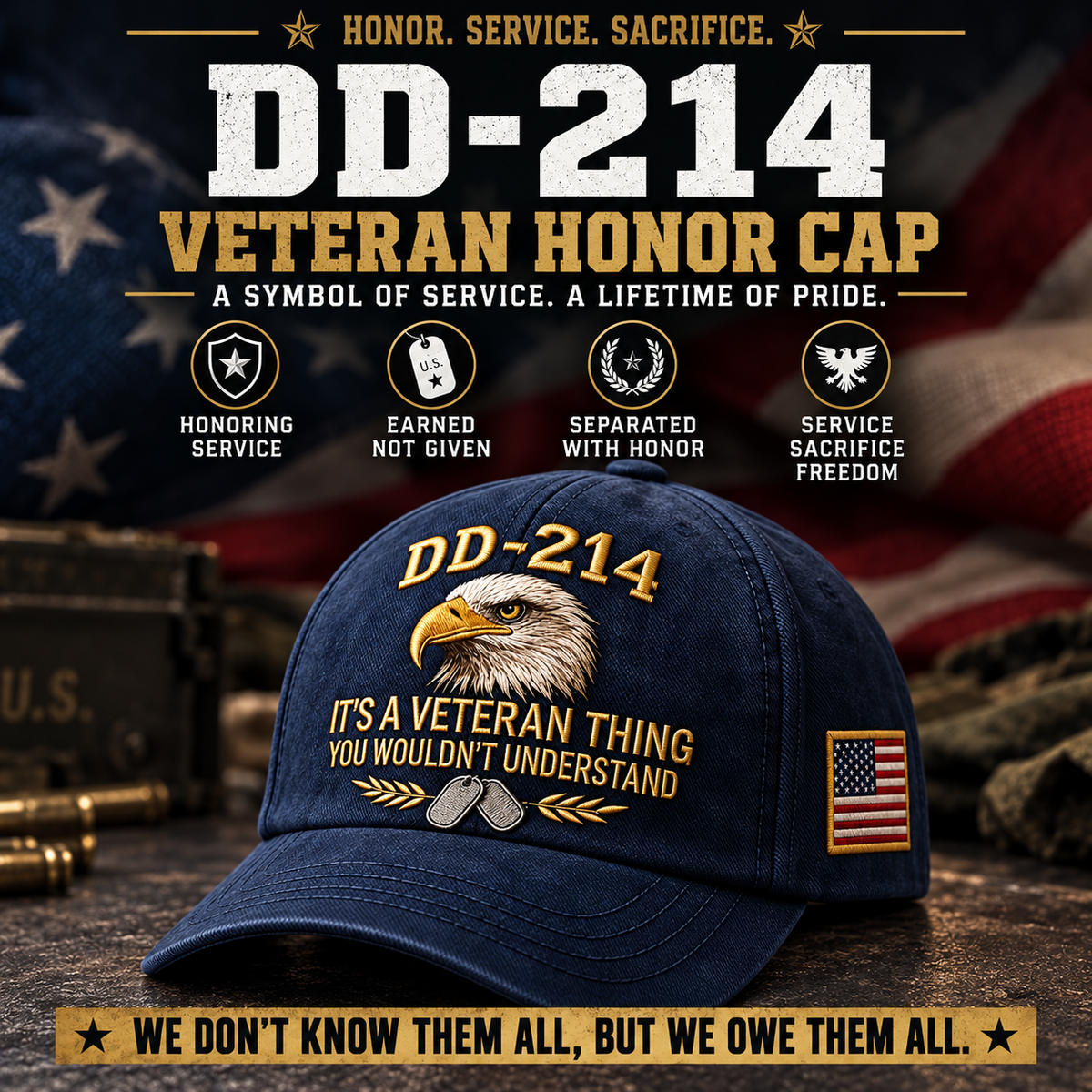 🔥LAST DAY 49% OFF - 🦅100% Handmade DD-214 Veteran Honor Embroidered Cap(𝐂𝐡𝐚𝐝 𝐒𝐦𝐢𝐭𝐡 𝐇𝐚𝐧𝐝𝐦𝐚𝐝𝐞®)