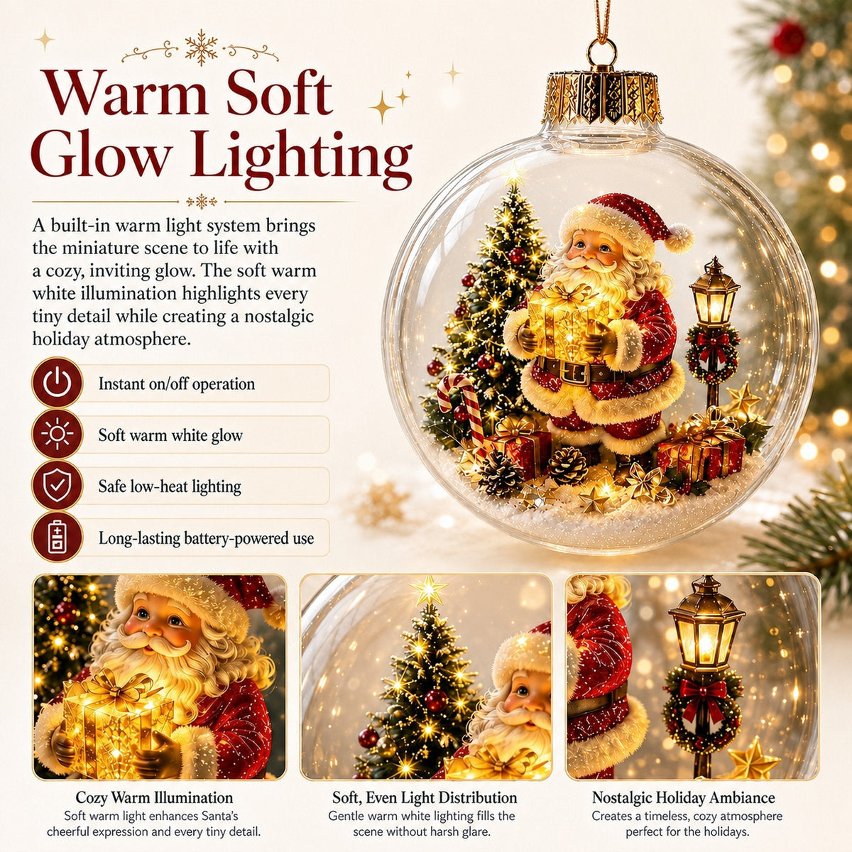 🎅 Bring the Magic of Christmas Home with This Light-Up Miniature Diorama! 🎄✨