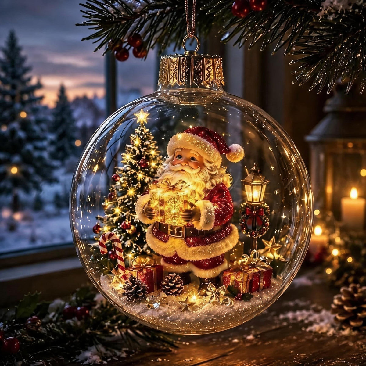 🎅 Bring the Magic of Christmas Home with This Light-Up Miniature Diorama! 🎄✨