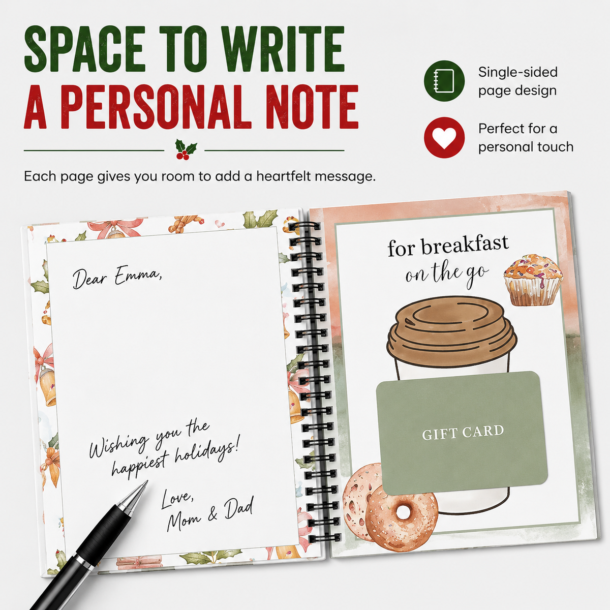 🔥 LIMITED-TIME 50% OFF🎄Christmas Gift Card Book-A new christmas surprise on every page!