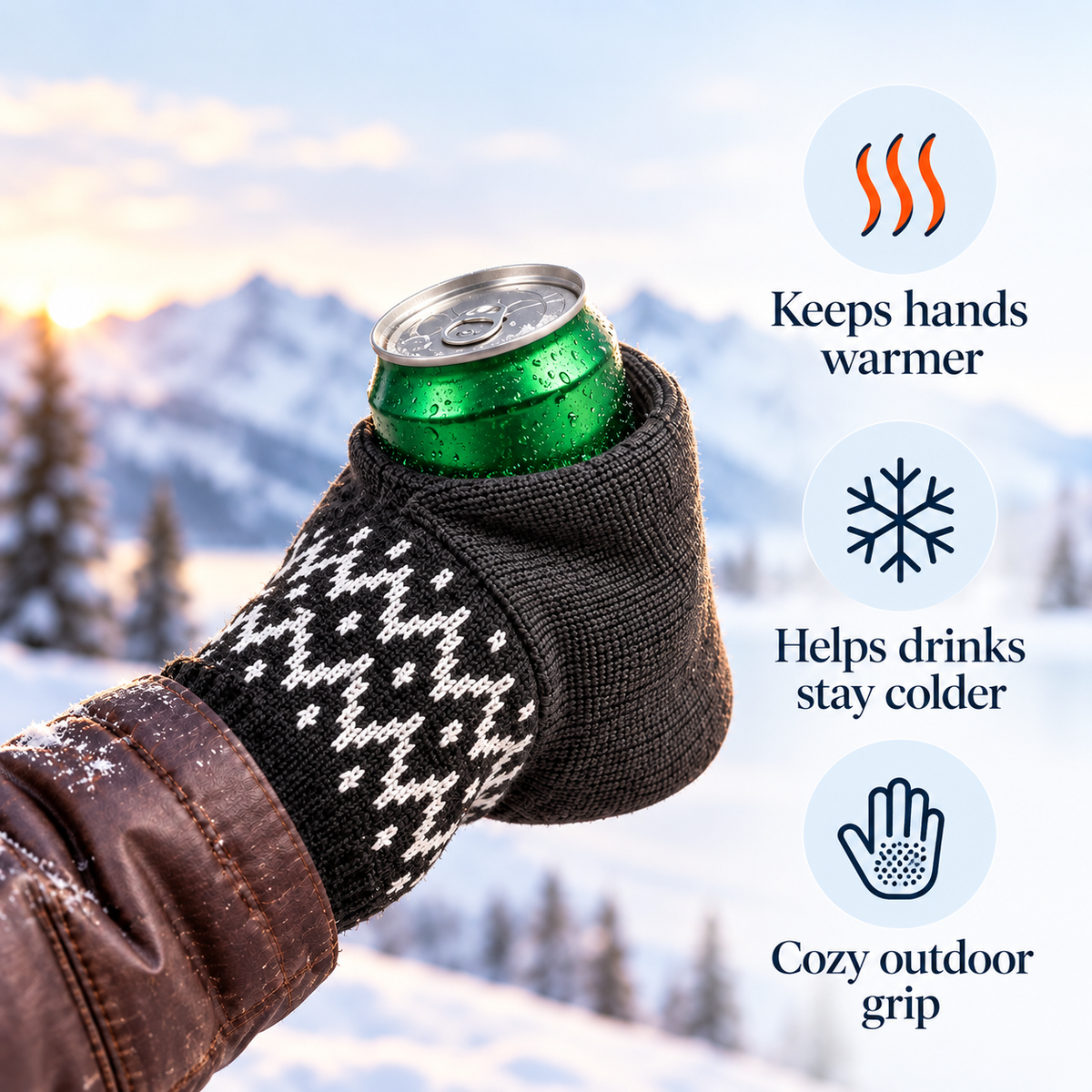 🦃 Thanksgiving Sale — 49% OFF | 🍺 Winter Beer Can Glove – Warm Hands, Cold Beer, Game-Day Ready!