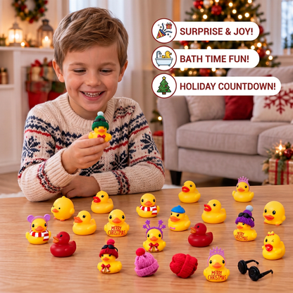 ⏳ Last Day to Save 49% – 🦆 24-Day Rubber Duck Christmas Advent Calendar | Discover a Cute New Duck Surprise Every Day & Build a Festive Collection Kids Will Love 🎄