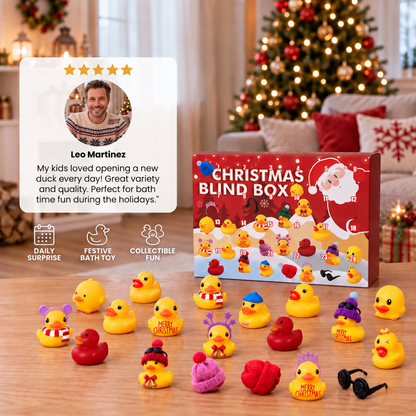 ⏳ Last Day to Save 49% – 🦆 24-Day Rubber Duck Christmas Advent Calendar | Discover a Cute New Duck Surprise Every Day & Build a Festive Collection Kids Will Love 🎄