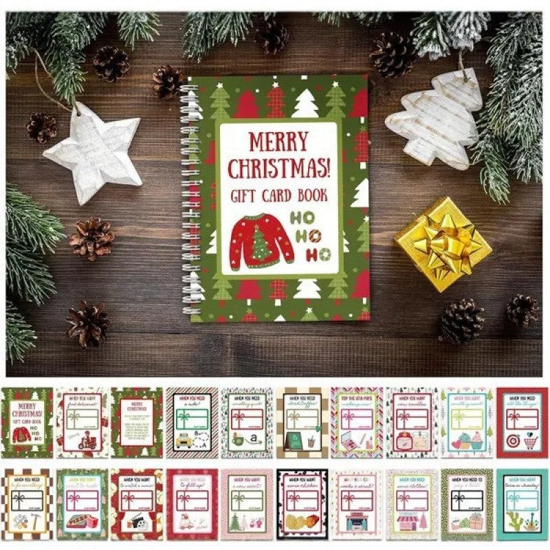 🔥 LIMITED-TIME 50% OFF🎄Christmas Gift Card Book-A new christmas surprise on every page!