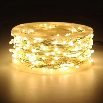 ⏳ Last day to save 49%-💡LED Copper Wire Firecracker Light String🎁