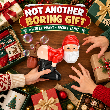 🔥Christmas Sale 49% OFF🎅 Farting Santa Bubble Machine💨 Funny Holiday Party Toy & Gift🎁