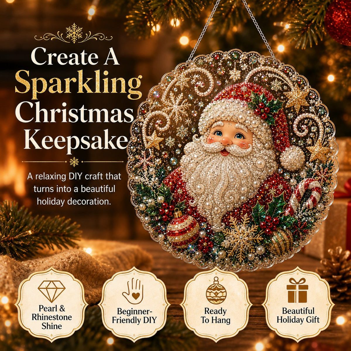 🎄 LAST DAY 49% OFF ✨Turn Tiny Diamonds Into Christmas Keepsakes You'll Treasure Forever🎅💎