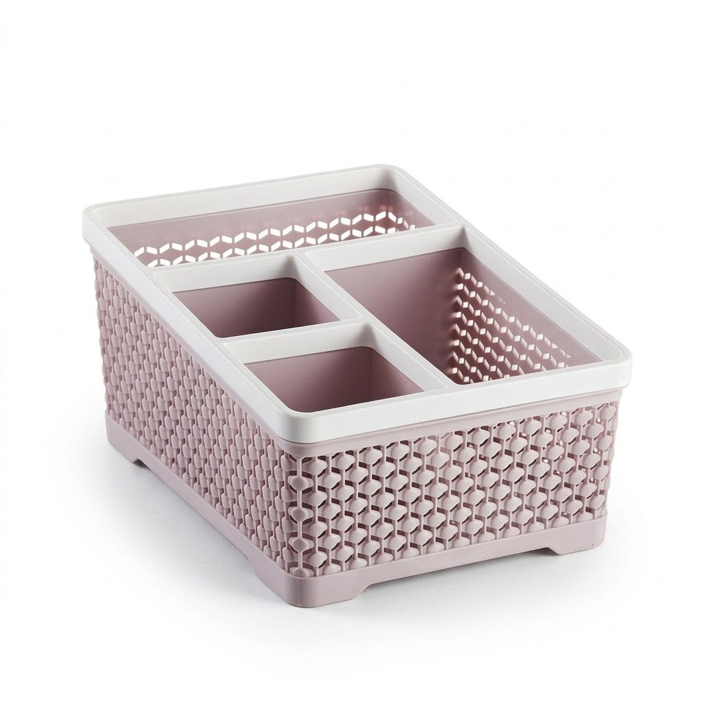 4-Grid Desk Organizer
