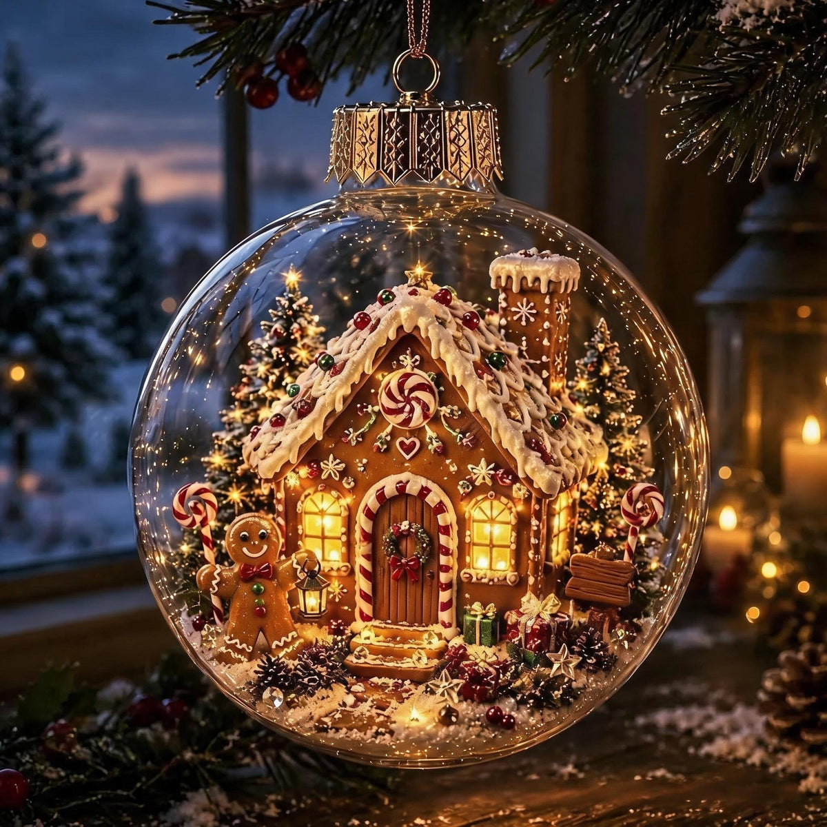 🎅 Bring the Magic of Christmas Home with This Light-Up Miniature Diorama! 🎄✨