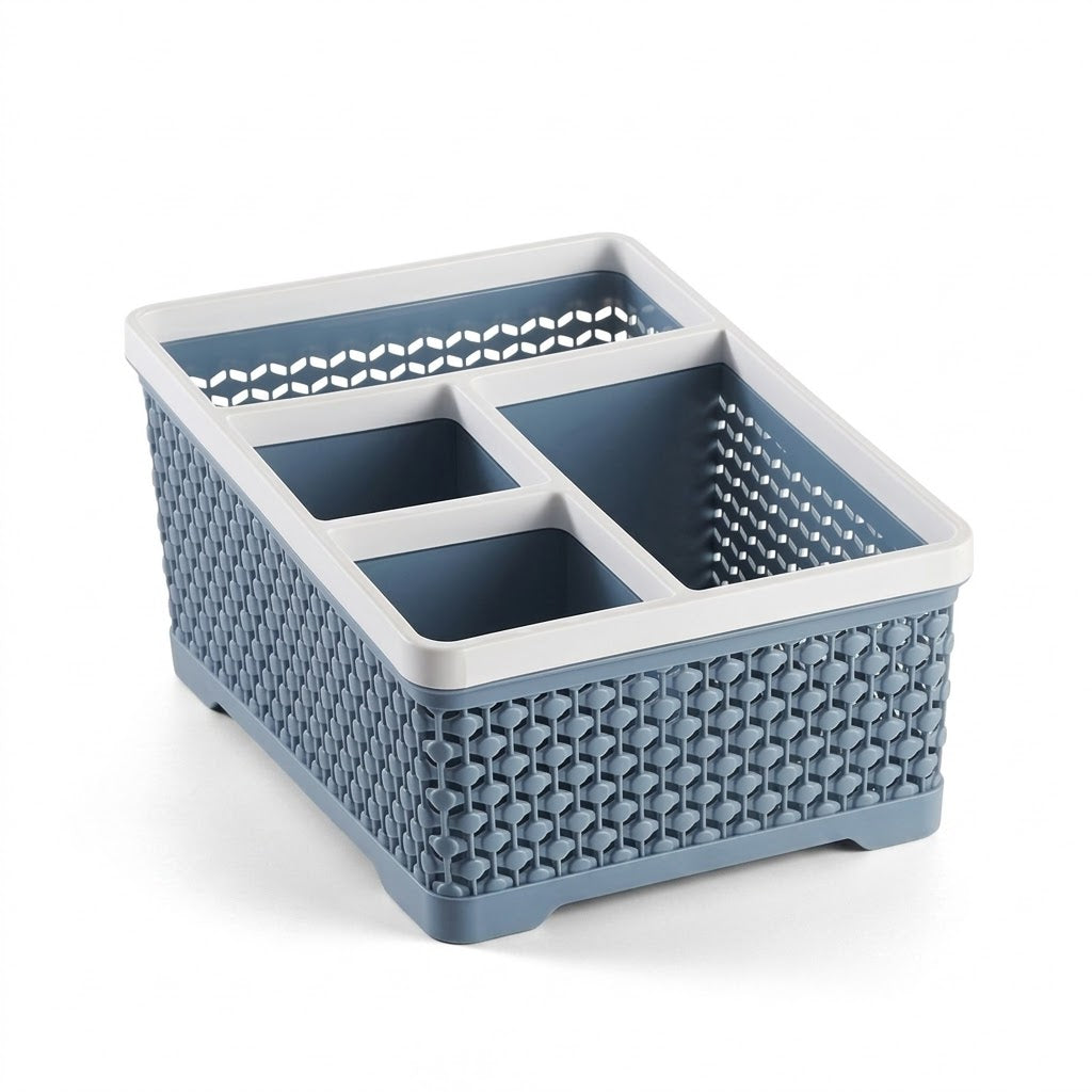 4-Grid Desk Organizer
