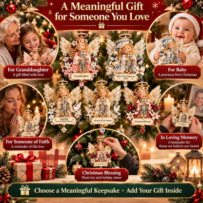 ⏳ Last day to save 49%-👼💵 3D Angel Christmas Cash Gift Ornament – Holiday Money Holder Keepsake ✨