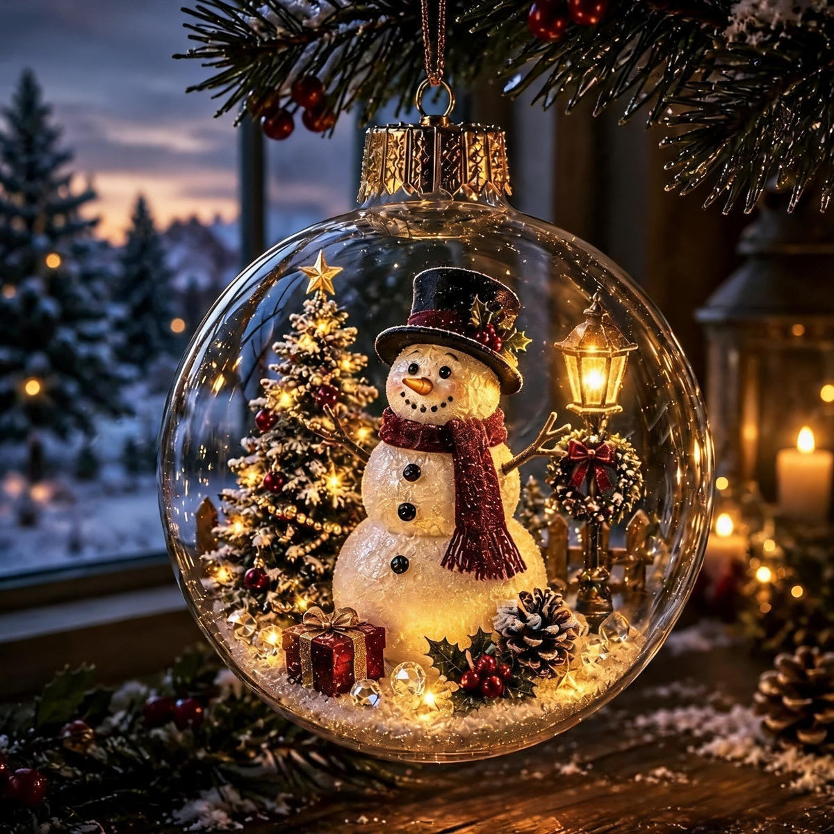 🎅 Bring the Magic of Christmas Home with This Light-Up Miniature Diorama! 🎄✨