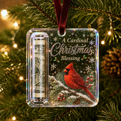 🔥LAST DAY 50% OFF 14PCS- 🎄Christmas Cash Gift Ornament- Make Cash Feel Like A Real Christmas Gift💵