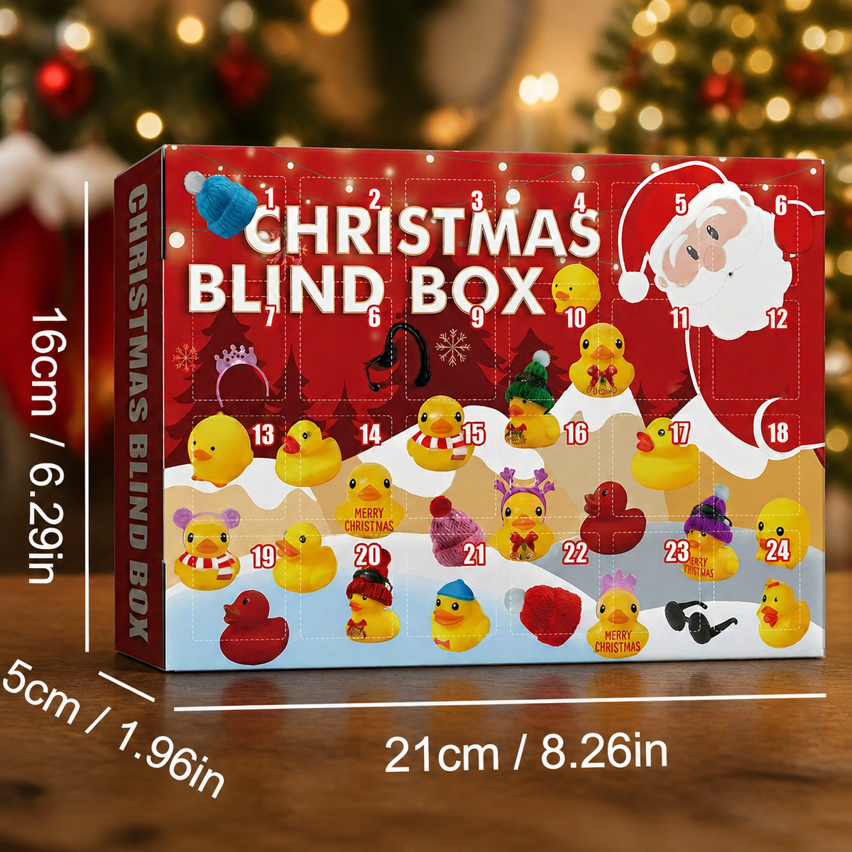 ⏳ Last Day to Save 49% – 🦆 24-Day Rubber Duck Christmas Advent Calendar | Discover a Cute New Duck Surprise Every Day & Build a Festive Collection Kids Will Love 🎄